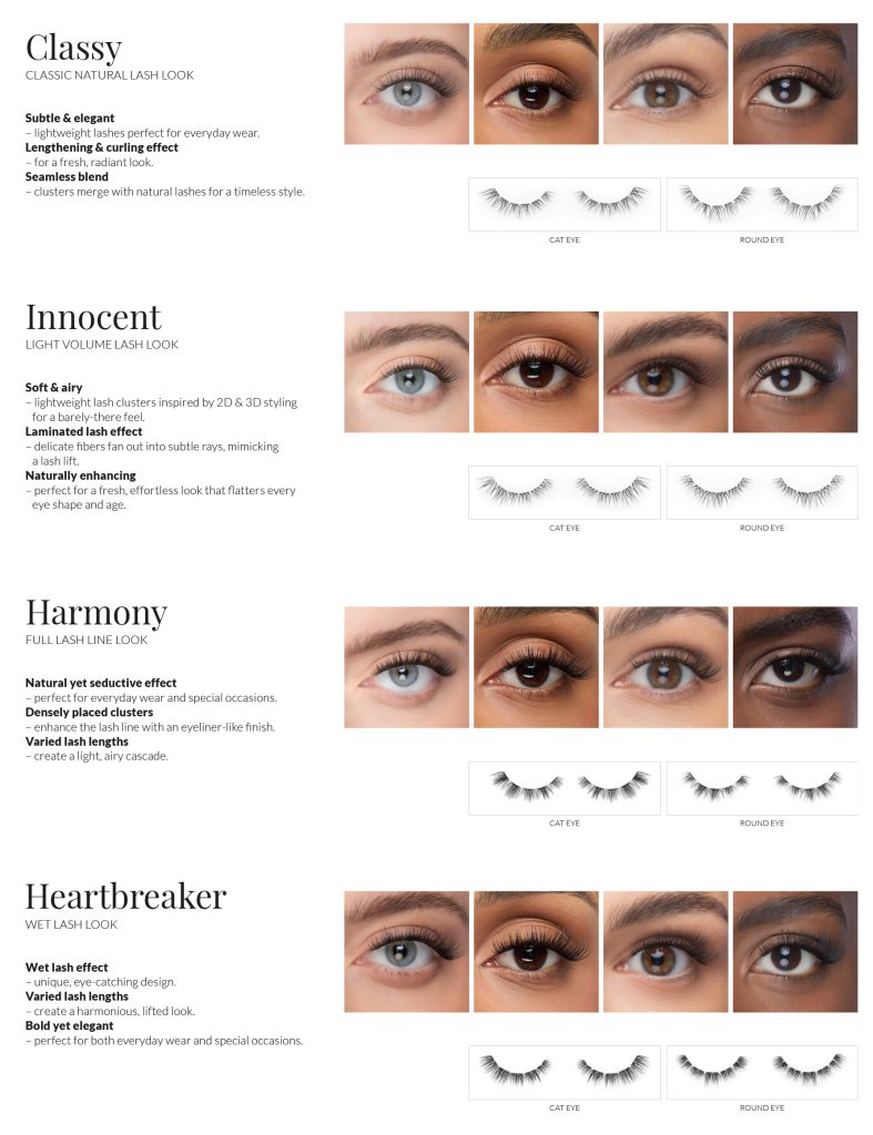 nanolash vorgeklebte Wimpern